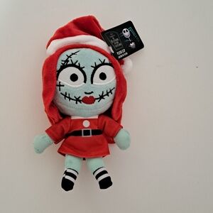 Disney Sally Doll In Santa Suit Nightmare Before Christmas 7” Plush Clip Ruz NWT
